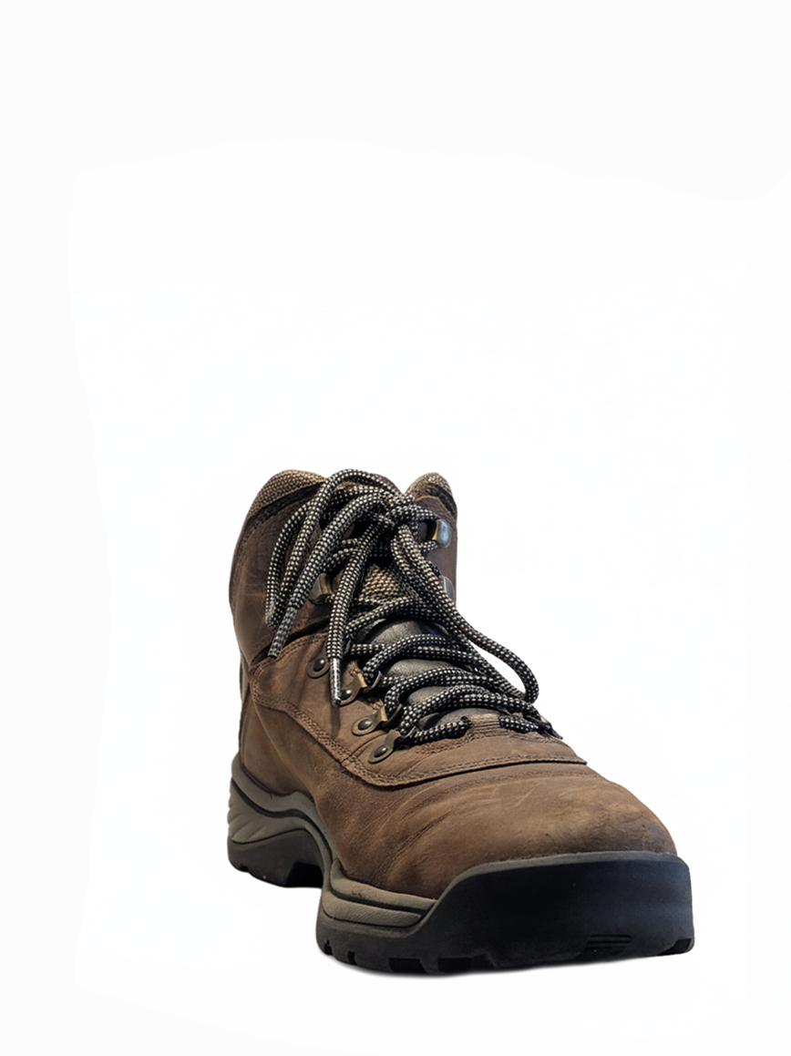 Brown boot without jeans